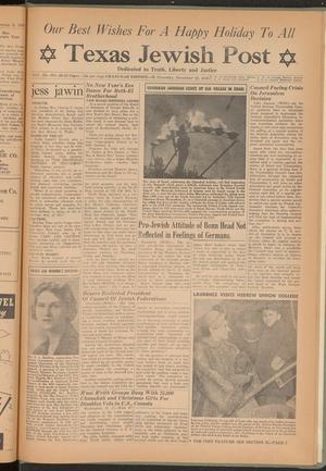 Texas Jewish Post (Fort Worth, Tex.), Vol. 3, No. 26, Ed. 1 Thursday, December 22, 1949