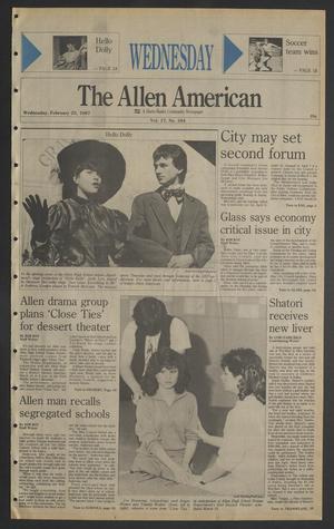 The Allen American (Allen, Tex.), Vol. 17, No. 164, Ed. 1 Wednesday, February 25, 1987