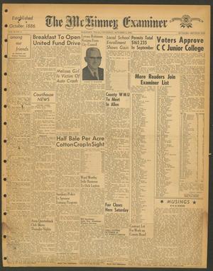 Primary view of object titled 'The McKinney Examiner (McKinney, Tex.), Vol. 78, No. 2, Ed. 1 Thursday, October 3, 1963'.