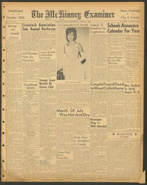 Primary view of object titled 'The McKinney Examiner (McKinney, Tex.), Vol. 78, No. 46, Ed. 1 Thursday, August 6, 1964'.