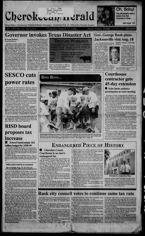 Cherokeean/Herald (Rusk, Tex.), Vol. 149, No. 25, Ed. 1 Thursday, August 13, 1998