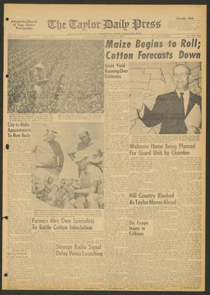The Taylor Daily Press (Taylor, Tex.), Vol. 49, No. 184, Ed. 1 Sunday, July 22, 1962