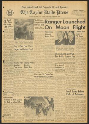 The Taylor Daily Press (Taylor, Tex.), Vol. 49, No. 253, Ed. 1 Thursday, October 18, 1962