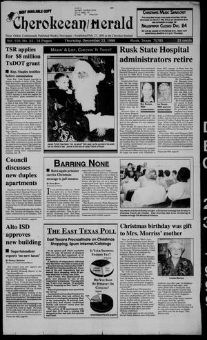 Cherokeean/Herald (Rusk, Tex.), Vol. 150, No. 44, Ed. 1 Thursday, December 23, 1999