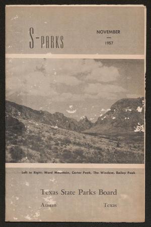 Primary view of object titled 'S-Parks, November 1957'.