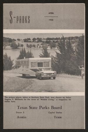 Primary view of object titled 'S-Parks, April 1958'.