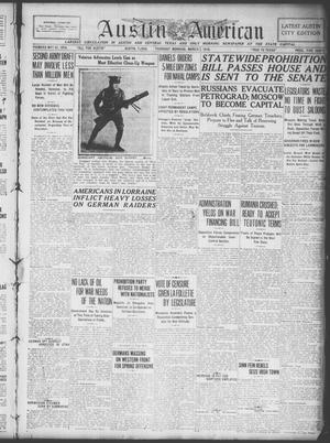 Austin American (Austin, Tex.), Ed. 1 Thursday, March 7, 1918