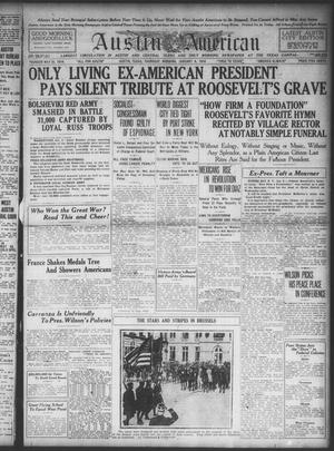 Primary view of object titled 'Austin American (Austin, Tex.), Ed. 1 Thursday, January 9, 1919'.