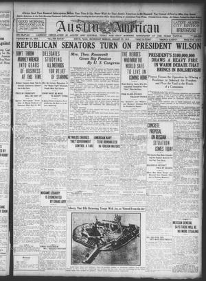 Austin American (Austin, Tex.), Ed. 1 Wednesday, January 22, 1919