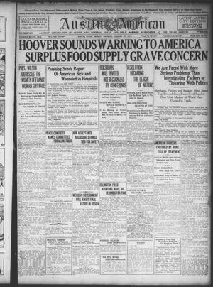 Austin American (Austin, Tex.), Ed. 1 Monday, January 27, 1919