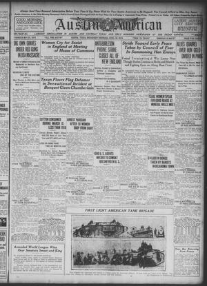 Primary view of object titled 'Austin American (Austin, Tex.), Ed. 1 Wednesday, April 16, 1919'.