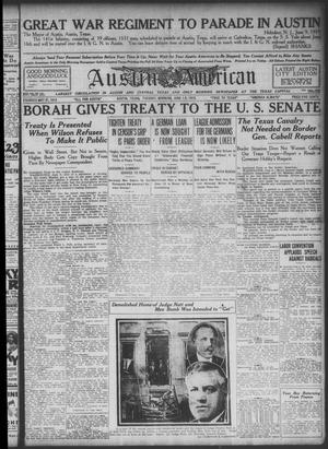 Austin American (Austin, Tex.), Ed. 1 Tuesday, June 10, 1919
