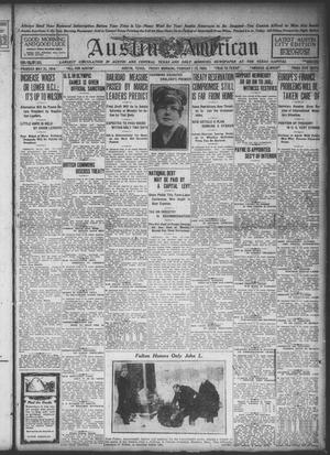 Primary view of object titled 'Austin American (Austin, Tex.), Ed. 1 Friday, February 13, 1920'.