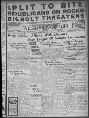 Austin American (Austin, Tex.), Ed. 1 Thursday, June 10, 1920