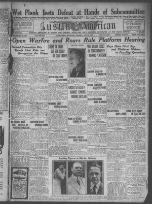 Primary view of Austin American (Austin, Tex.), Ed. 1 Wednesday, June 30, 1920