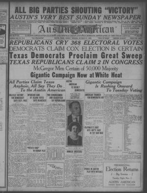 Austin American (Austin, Tex.), Ed. 1 Sunday, October 31, 1920