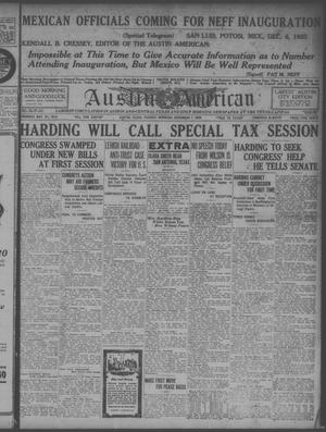 Austin American (Austin, Tex.), Ed. 1 Tuesday, December 7, 1920