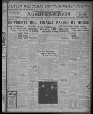 Austin American (Austin, Tex.), Ed. 1 Thursday, March 10, 1921