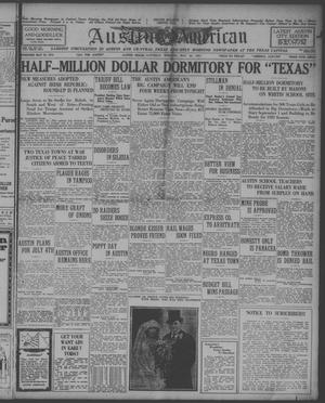 Primary view of object titled 'Austin American (Austin, Tex.), Ed. 1 Saturday, May 28, 1921'.