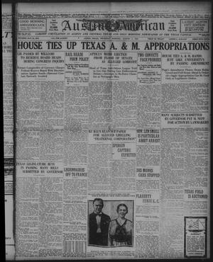 Austin American (Austin, Tex.), Ed. 1 Thursday, August 4, 1921
