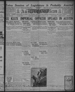 Austin American (Austin, Tex.), Ed. 1 Saturday, August 13, 1921