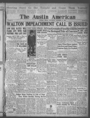 The Austin American (Austin, Tex.), Vol. 10, No. 113, Ed. 1 Saturday, October 6, 1923