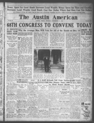 The Austin American (Austin, Tex.), Vol. 10, No. 171, Ed. 1 Monday, December 3, 1923