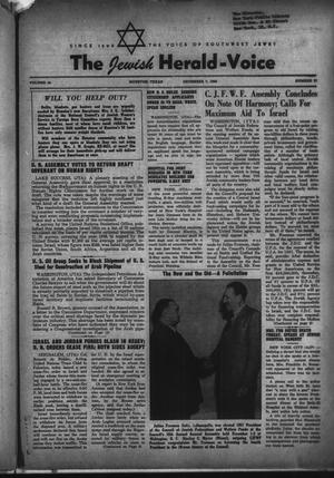 The Jewish Herald-Voice (Houston, Tex.), Vol. 45, No. 37, Ed. 1 Thursday, December 7, 1950