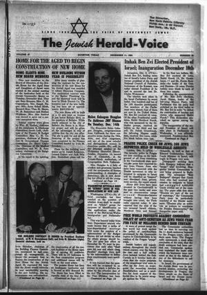 The Jewish Herald-Voice (Houston, Tex.), Vol. 47, No. 36, Ed. 1 Thursday, December 11, 1952