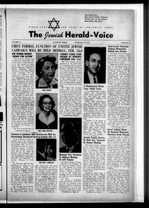 The Jewish Herald-Voice (Houston, Tex.), Vol. 47, No. 45, Ed. 1 Thursday, February 12, 1953
