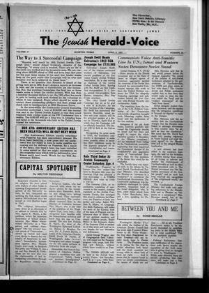 The Jewish Herald-Voice (Houston, Tex.), Vol. 47, No. 52, Ed. 1 Thursday, April 2, 1953