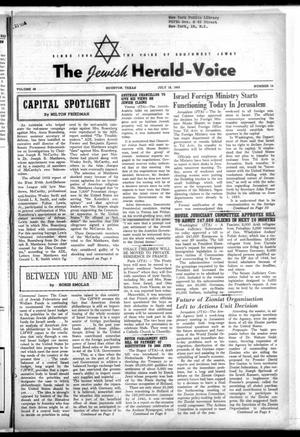 The Jewish Herald-Voice (Houston, Tex.), Vol. 48, No. 15, Ed. 1 Thursday, July 16, 1953