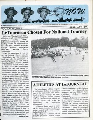 LeTourneau College NOW, Volume 39, Number 1, February 1985