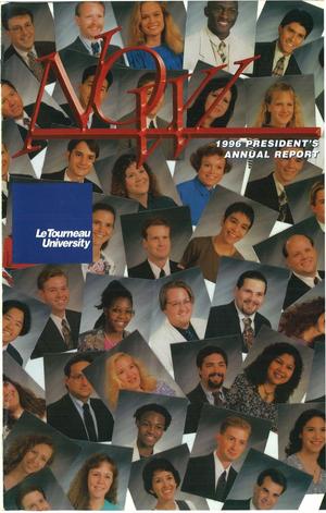 Primary view of object titled 'LeTeourneau University President's Annual Report: 1996'.