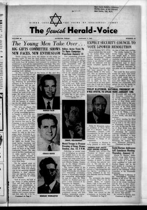 The Jewish Herald-Voice (Houston, Tex.), Vol. 48, No. 40, Ed. 1 Thursday, January 7, 1954