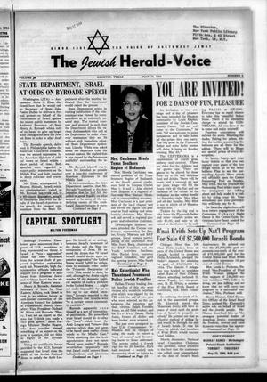The Jewish Herald-Voice (Houston, Tex.), Vol. 49, No. 6, Ed. 1 Thursday, May 13, 1954