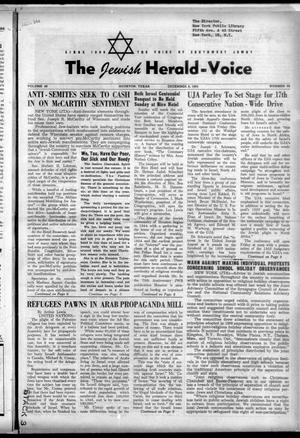 The Jewish Herald-Voice (Houston, Tex.), Vol. 49, No. 35, Ed. 1 Thursday, December 9, 1954