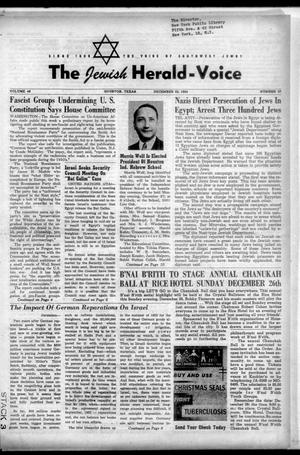 The Jewish Herald-Voice (Houston, Tex.), Vol. 49, No. 37, Ed. 1 Thursday, December 23, 1954