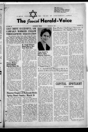 The Jewish Herald-Voice (Houston, Tex.), Vol. 49, No. 49, Ed. 1 Thursday, March 17, 1955