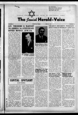 The Jewish Herald-Voice (Houston, Tex.), Vol. 50, No. 12, Ed. 1 Thursday, June 23, 1955