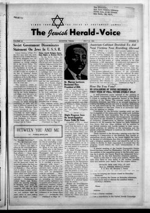 The Jewish Herald-Voice (Houston, Tex.), Vol. 50, No. 16, Ed. 1 Thursday, July 21, 1955