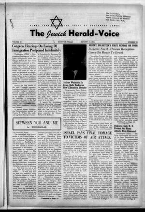 The Jewish Herald-Voice (Houston, Tex.), Vol. 50, No. 19, Ed. 1 Thursday, August 11, 1955