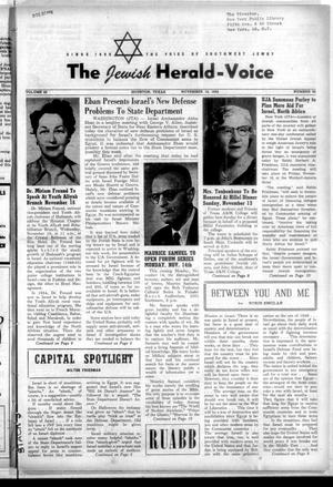 The Jewish Herald-Voice (Houston, Tex.), Vol. 50, No. 32, Ed. 1 Thursday, November 10, 1955