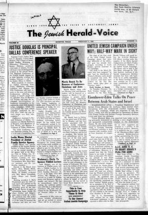The Jewish Herald-Voice (Houston, Tex.), Vol. 50, No. 44, Ed. 1 Thursday, February 2, 1956