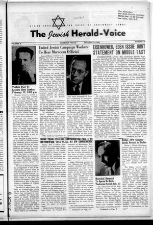 The Jewish Herald-Voice (Houston, Tex.), Vol. 50, No. 45, Ed. 1 Thursday, February 9, 1956