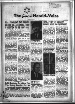 The Jewish Herald-Voice (Houston, Tex.), Vol. 51, No. 36, Ed. 1 Thursday, December 6, 1956