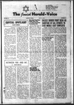 The Jewish Herald-Voice (Houston, Tex.), Vol. 52, No. 16, Ed. 1 Thursday, July 18, 1957