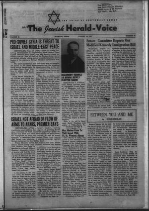 The Jewish Herald-Voice (Houston, Tex.), Vol. 52, No. 21, Ed. 1 Thursday, August 22, 1957