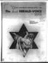 Primary view of The Jewish Herald-Voice (Houston, Tex.), Vol. [53], No. [1], Ed. 1 Thursday, April 3, 1958