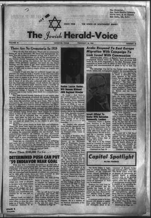 Primary view of object titled 'The Jewish Herald-Voice (Houston, Tex.), Vol. 53, No. 48, Ed. 1 Thursday, February 26, 1959'.